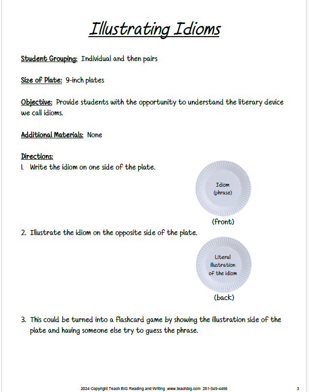 Paper Plate: Writing Power | This Resource Is Great For Grades 3-8.