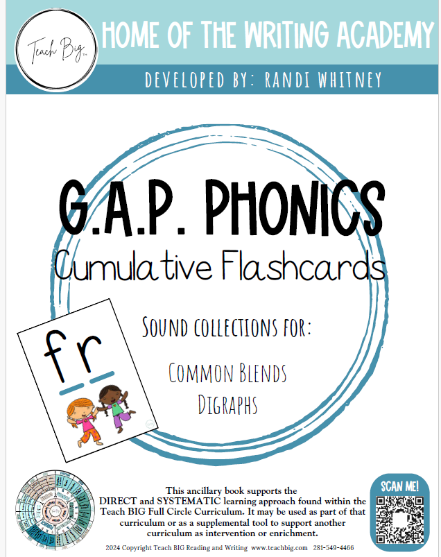 G.a.p. Phonics Cumulative Flashcards: Sound Collections For Common Blends And Digraphs