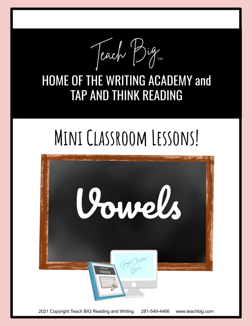 Mini Classroom Lesson | Vowels