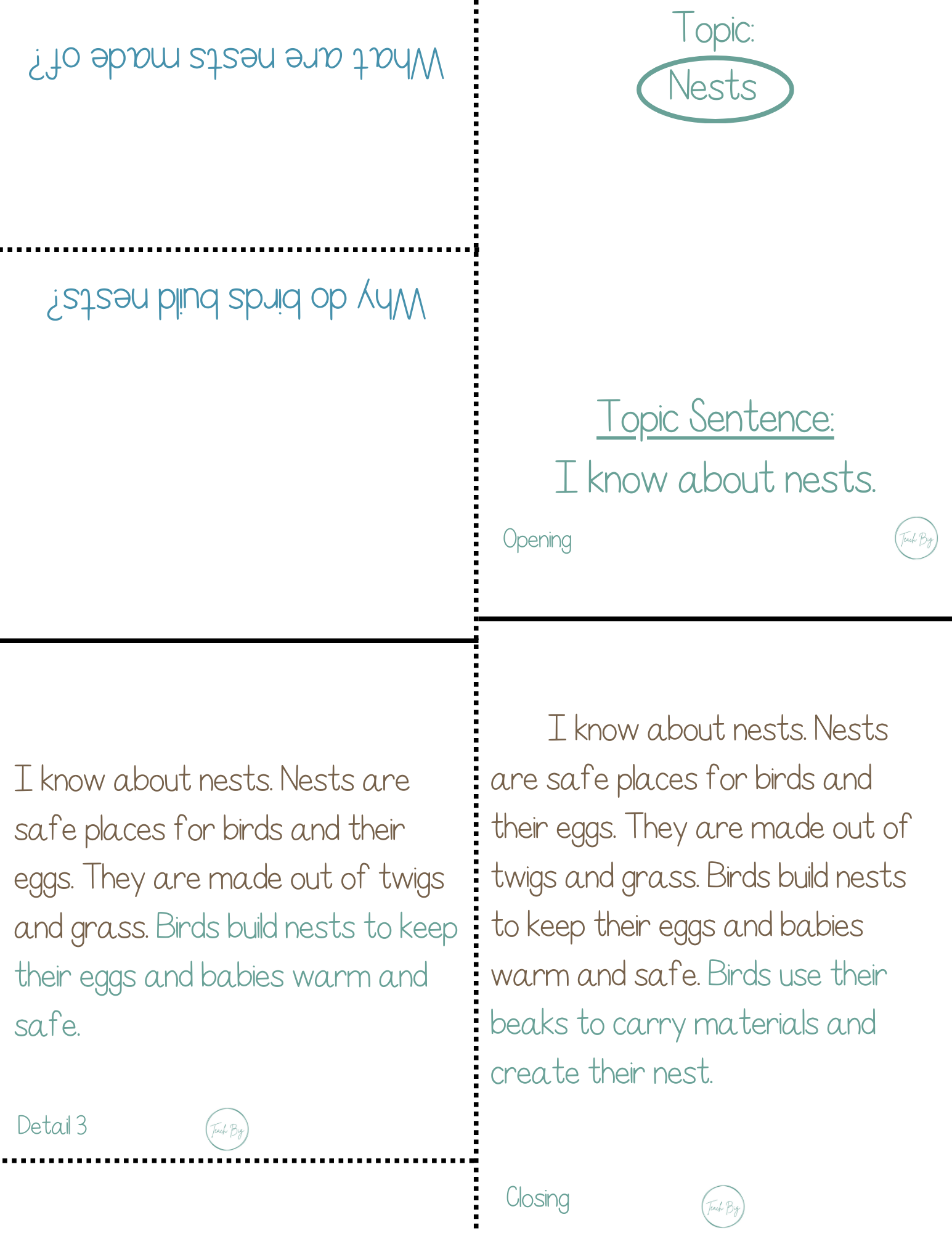 Paragraph Power - Science Nests | Whether It Is A Small Group Paired Student Activity Or An