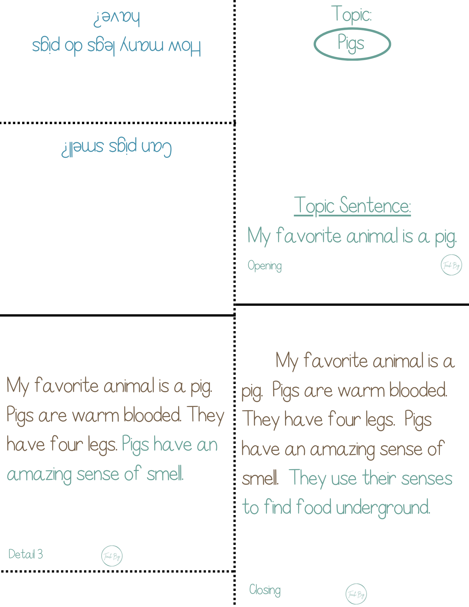 Paragraph Power - Science Pigs | Whether It Is A Small Group Paired Student Activity Or An